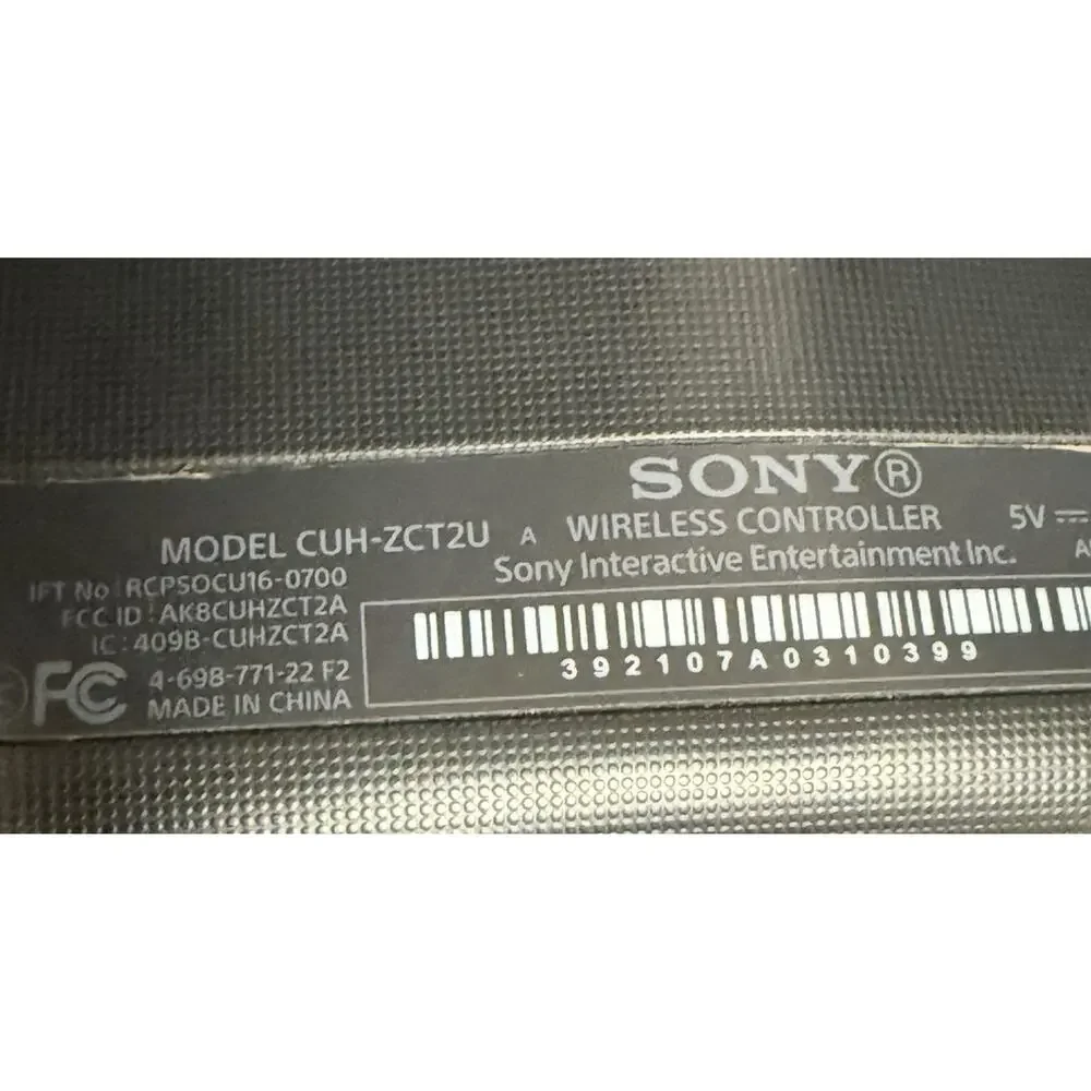 Sony DualShock 4 Wireless Bluetooth Controller CUH-ZCT2U Black PS4 Charge Cable